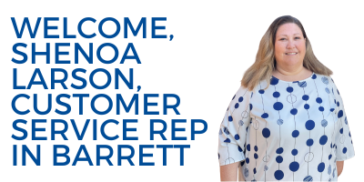 Welcome, Shenoa Larson