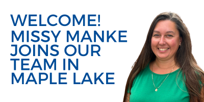 Missy Manke joins Star Bank’s Maple Lake team as a Loan Operations Processor.